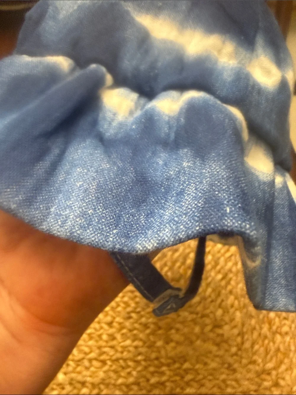 Mud Pie Blue and White Tie-Dye Bucket Sun Hat